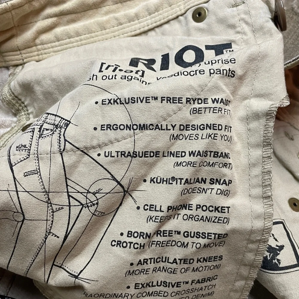 Kuhl Riot Jeans Vintage Patinadyed 36.